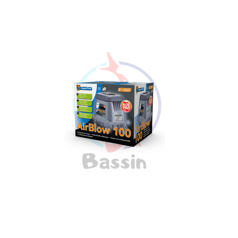 SUPERFISH Air Blow 100 - Pompe à Air Bassin - 6000 L/H
